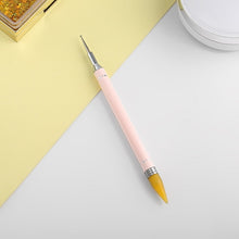 Load image into Gallery viewer, Diamond Embroidery Double Head Point drill pen Dot Painting Point Pen Nail Art Rhinestone Picker Wax Pencil Crystal Handle Tool
