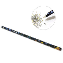 Load image into Gallery viewer, 1 pcs Nail Art Tools Rhinestones Gems Picking Crystal Wax Pencil Pen Picker Nail Art Decoration Dotting Tool Make up
