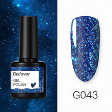 Load image into Gallery viewer, Gelfavor 8ml Gel Nail Polish Glitter For Manicure set nail art Semi platium UV LED Lamp Nail varnishes Base top coat Gel lacquer
