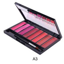 Load image into Gallery viewer, Creative Matte Lipstick Palette Easy Coloring Waterproof Sweatproof Lip Cream With Lip Brush Makeup Hot Selling
