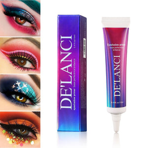 DE'LANCI Eyeshadow Primer Matte Base Long Lasting Color Glitter Eyeshadow Glue Cream Enhance Durable Eye Makeup Oil Control